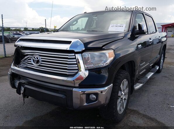 5TFHW5F14HX592651 2017 TOYOTA TUNDRA Черный Передняя левая четверть