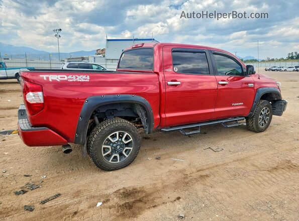 5TFHY5F10KX785669 2019 TOYOTA TUNDRA Red უკანა მარჯვენა