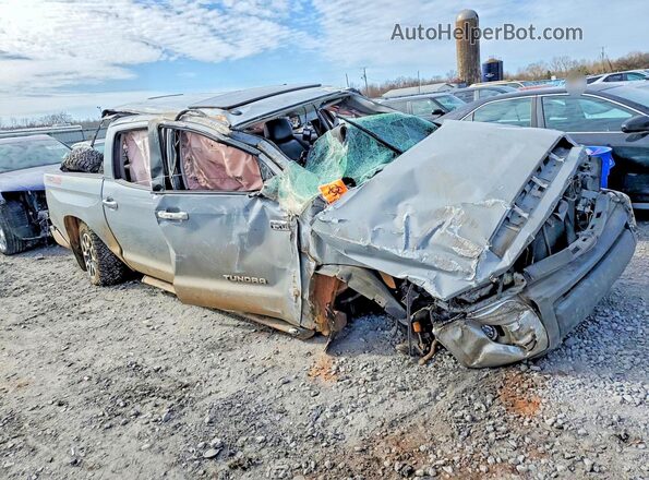 5TFHY5F10KX820422 2019 TOYOTA TUNDRA Серый Передняя правая четверть