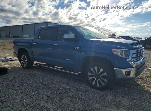 5TFHY5F14LX944064 2020 TOYOTA TUNDRA Blue Передня права чверть