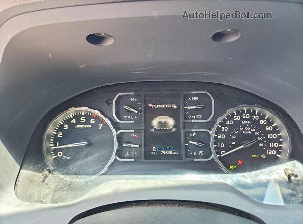 5TFHY5F18KX833726 2019 TOYOTA TUNDRA Black Vista del cuadro de instrumentos