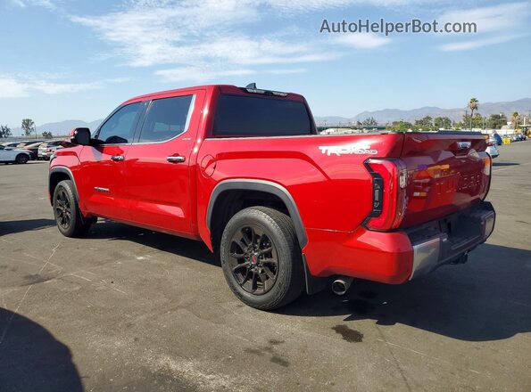 5TFJA5AB6NX014689 2022 TOYOTA TUNDRA Red უკანა მარცხენა