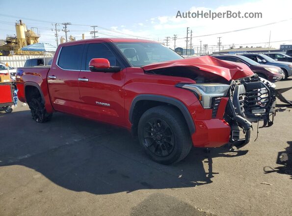 5TFJA5AB6NX014689 2022 TOYOTA TUNDRA Red წინა მარჯვენა