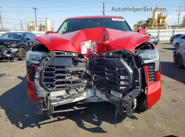 5TFJA5AB6NX014689 2022 TOYOTA TUNDRA Red წინა ხედი