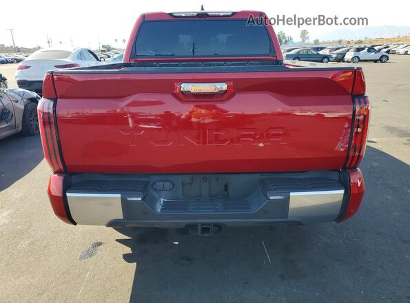 5TFJA5AB6NX014689 2022 TOYOTA TUNDRA Red უკანა ხედი
