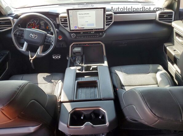 5TFJA5AB6NX014689 2022 TOYOTA TUNDRA Red წინა პანელის ხედი