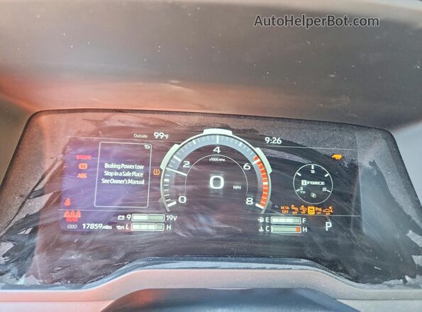 5TFJA5BC0RX003264 2024 TOYOTA TUNDRA Black ხელსაწყოთა პანელის ხედი