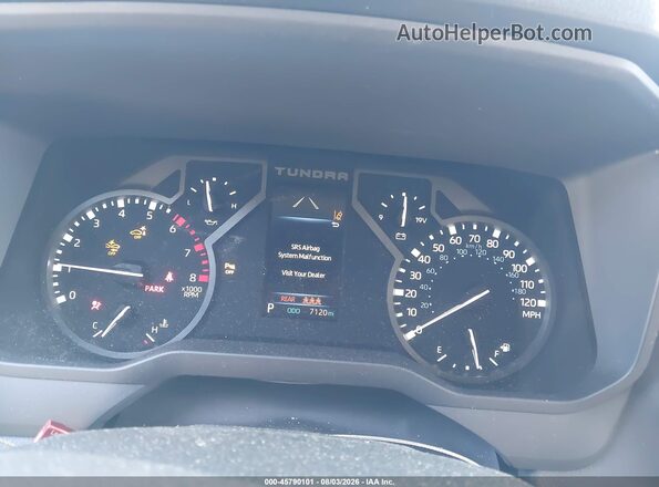 5TFJA5DAXNX047777 2022 TOYOTA TUNDRA Gray Widok tylnych siedzeń