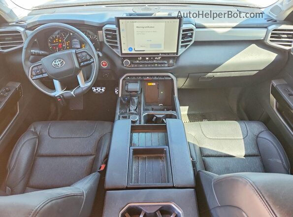 5TFJA5DB1NX034313 2022 TOYOTA TUNDRA Черный Вид панели приборов