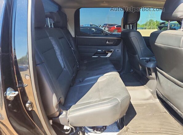 5TFJA5DB1NX034313 2022 TOYOTA TUNDRA Черный Вид задних сидений
