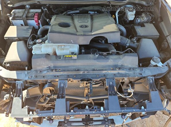5TFJA5DB1NX034313 2022 TOYOTA TUNDRA Черный Вид задней части салона