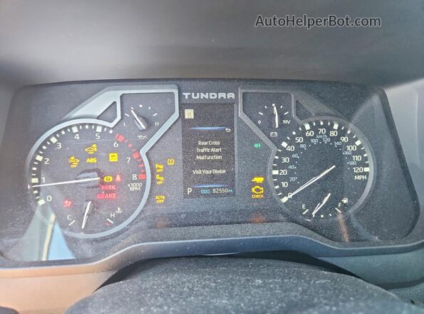 5TFJA5DB1NX034313 2022 TOYOTA TUNDRA Черный Вид щитка приборов