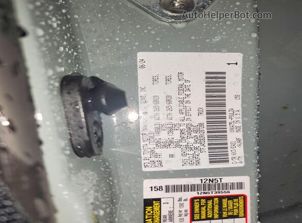 5TFJA5DB2RX207200 2024 TOYOTA TUNDRA Gray Widok komory silnika