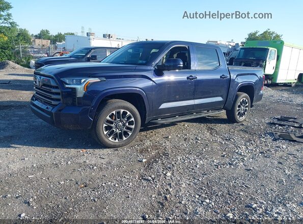 5TFJA5DB2RX207696 2024 TOYOTA TUNDRA Dark Blue Передняя левая четверть