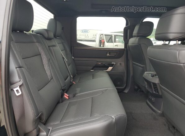 5TFJA5DB2SX316794 2025 TOYOTA TUNDRA Black უკანა სავარძლების ხედი