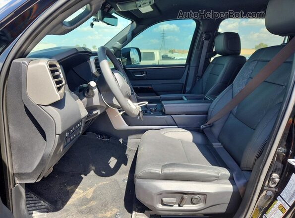 5TFJA5DB2SX324748 2025 TOYOTA TUNDRA Black Front interior view