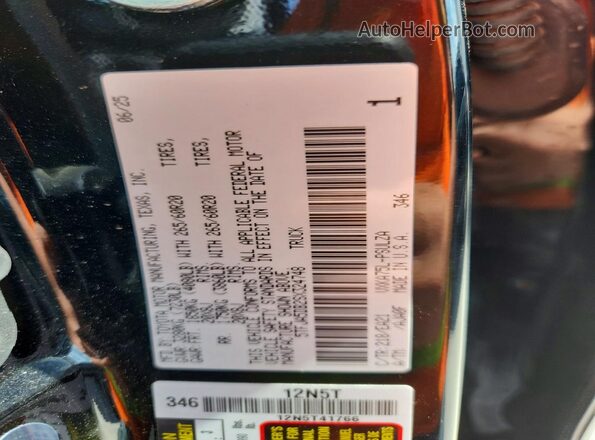 5TFJA5DB2SX324748 2025 TOYOTA TUNDRA Black Engine compartment view