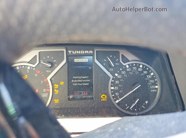 5TFJA5DB5PX062618 2023 TOYOTA TUNDRA Black Widok zestawu wskaźników