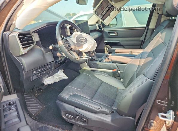 5TFJA5DB6RX159894 2024 TOYOTA TUNDRA Brown Widok wnętrza z przodu
