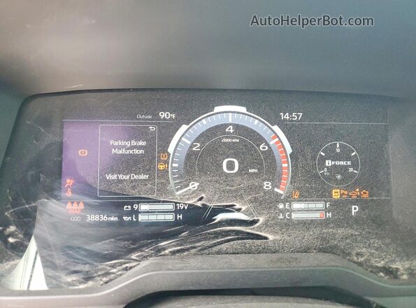 5TFJA5DB9RX233101 2024 TOYOTA TUNDRA Silver Instrument cluster view