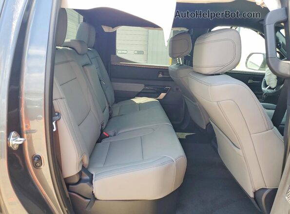 5TFJA5DB9TX374886 2026 TOYOTA TUNDRA Gray Vista de los asientos traseros