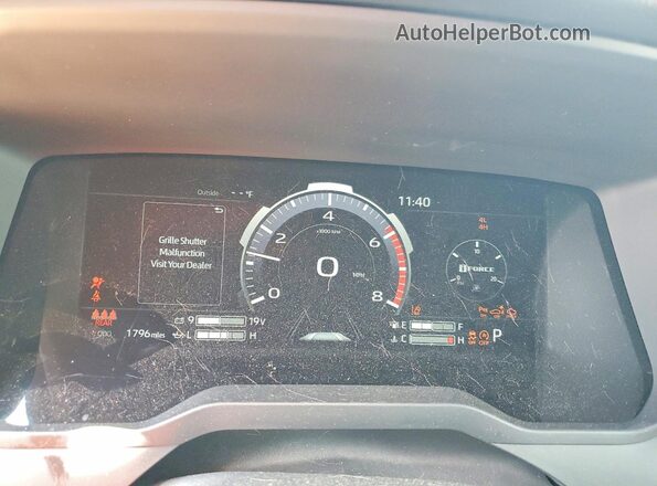5TFJA5DB9TX374886 2026 TOYOTA TUNDRA Gray Vista del cuadro de instrumentos