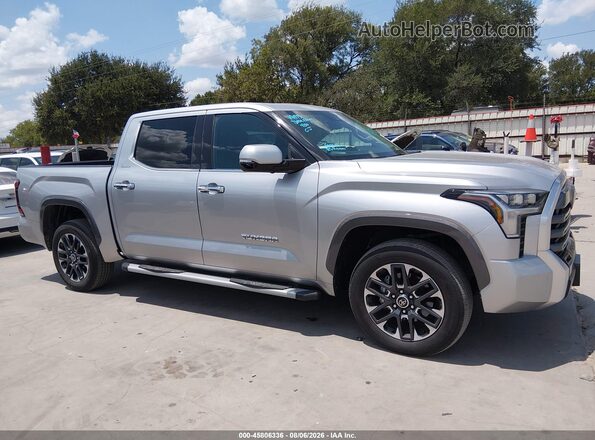 5TFJA5DBXPX106953 2023 TOYOTA TUNDRA Silver Սալոնի 360 աստիճան տեսք