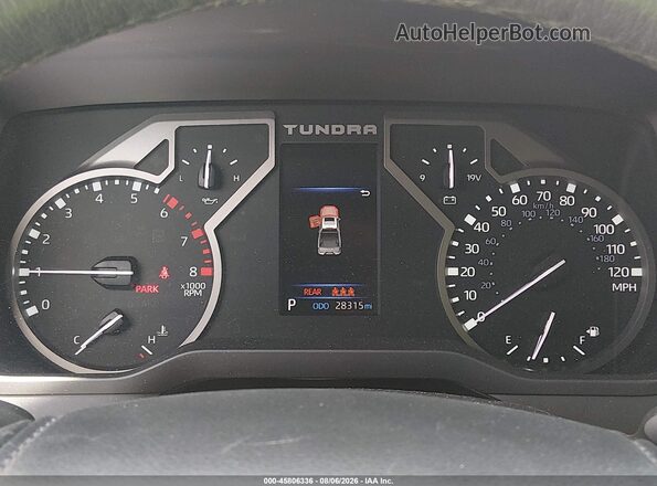 5TFJA5DBXPX106953 2023 TOYOTA TUNDRA Silver Հետևի նստատեղերի տեսք