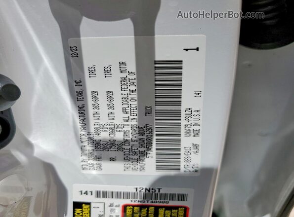 5TFJA5DBXRX162877 2024 TOYOTA TUNDRA White Engine compartment view