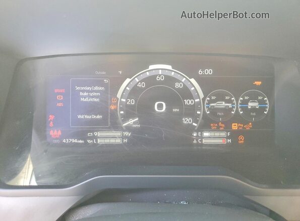 5TFJA5DBXRX162877 2024 TOYOTA TUNDRA White Instrument cluster view