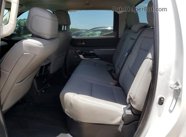 5TFJA5DBXRX162877 2024 TOYOTA TUNDRA White Rear seats view