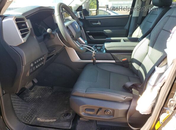 5TFJA5EC7PX014237 2023 TOYOTA TUNDRA Black წინა სალონის ხედი