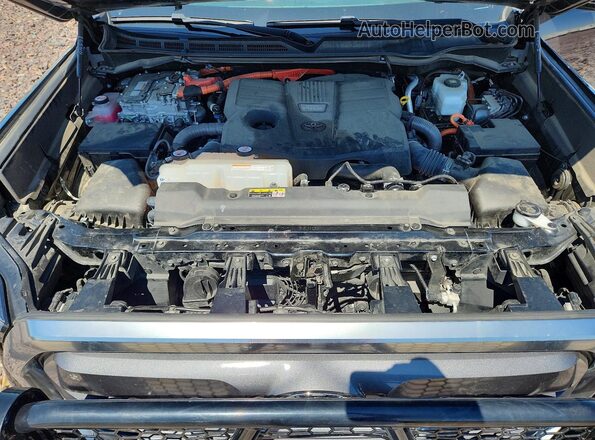 5TFJC5DB4PX015428 2023 TOYOTA TUNDRA Черный Вид задней части салона