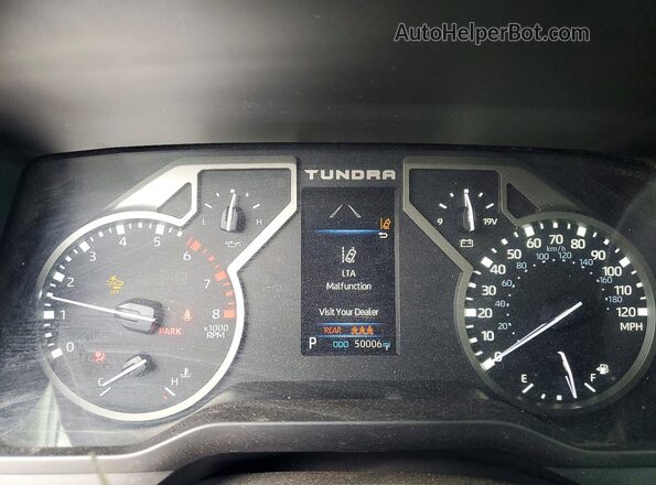 5TFKB5AB4RX034088 2024 TOYOTA TUNDRA White Вид щитка приладів