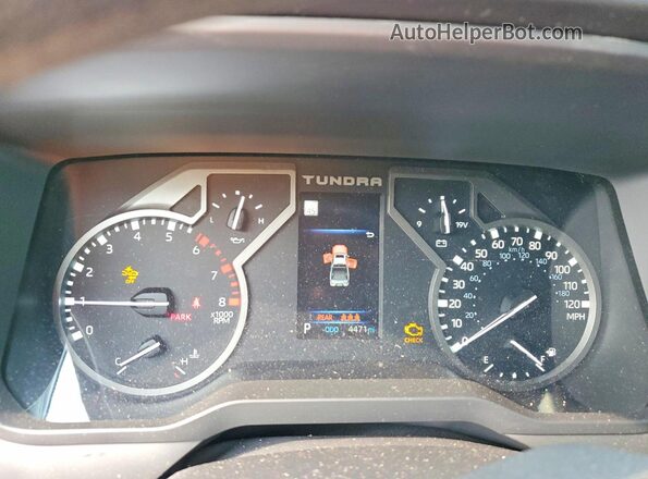 5TFKB5DB4TX407925 2026 TOYOTA TUNDRA Black Widok zestawu wskaźników