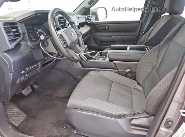 5TFKB5DBXSX297378 2025 TOYOTA TUNDRA Gray წინა სალონის ხედი