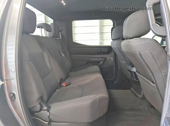 5TFKB5DBXSX297378 2025 TOYOTA TUNDRA Gray უკანა სავარძლების ხედი