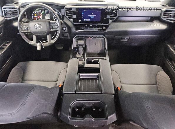 5TFKB5DBXSX297378 2025 TOYOTA TUNDRA Gray წინა პანელის ხედი