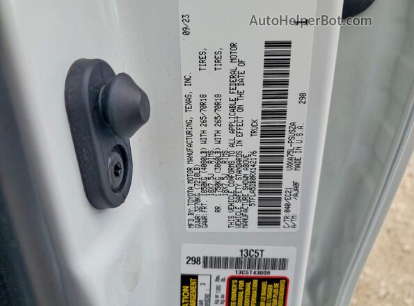 5TFLA5DB0RX142176 2024 TOYOTA TUNDRA Белый Вид подкапотного пространства