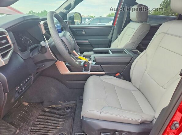 5TFLA5DB0TX391410 2026 TOYOTA TUNDRA Red წინა სალონის ხედი