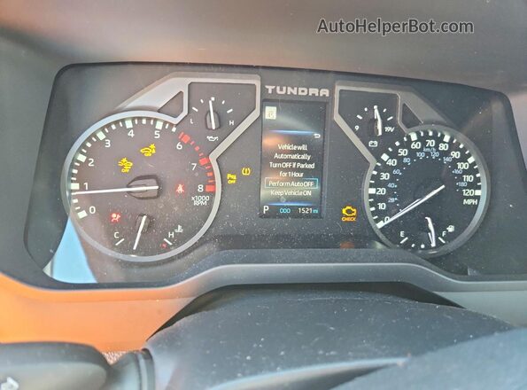 5TFLA5DB0TX401885 2026 TOYOTA TUNDRA Gray ხელსაწყოთა პანელის ხედი