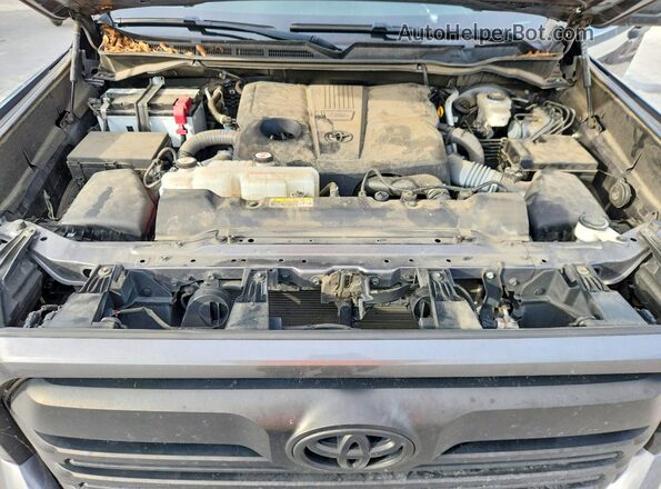 5TFLA5DB1PX090098 2023 TOYOTA TUNDRA Gray Rear interior view