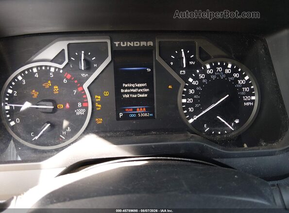 5TFLA5DB1PX122421 2023 TOYOTA TUNDRA Black Vista de los asientos traseros