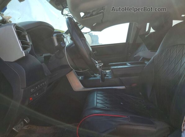 5TFLA5DB2NX045104 2022 TOYOTA TUNDRA Gray Widok wnętrza z przodu