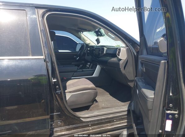 5TFLA5DB2NX052702 2022 TOYOTA TUNDRA Black წინა სალონის ხედი