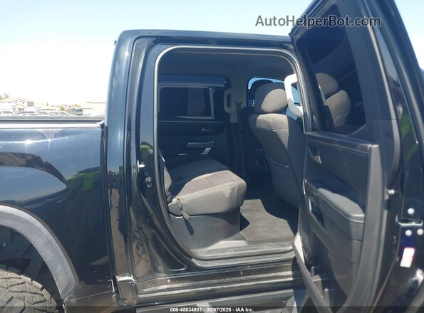 5TFLA5DB2NX052702 2022 TOYOTA TUNDRA Black VIN კოდის სტიკერის ხედი