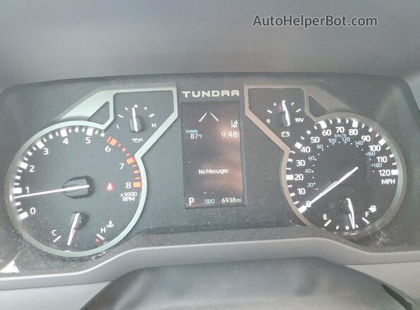 5TFLA5DB2RX236916 2024 TOYOTA TUNDRA Gray Widok zestawu wskaźników