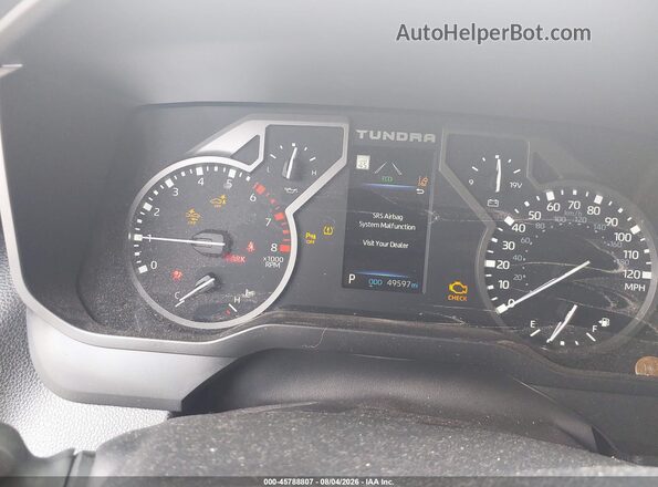 5TFLA5DB3RX165872 2024 TOYOTA TUNDRA White უკანა სავარძლების ხედი