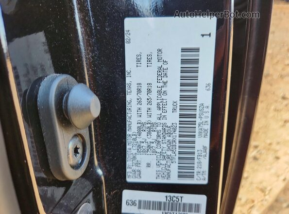 5TFLA5DB3RX174023 2024 TOYOTA TUNDRA Black Engine compartment view