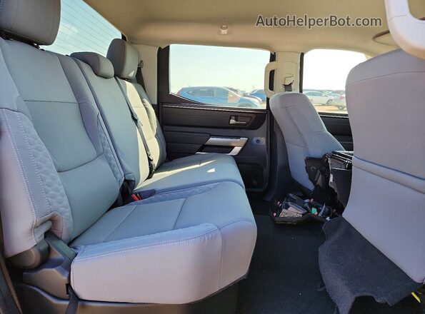 5TFLA5DB3RX174023 2024 TOYOTA TUNDRA Black Rear seats view